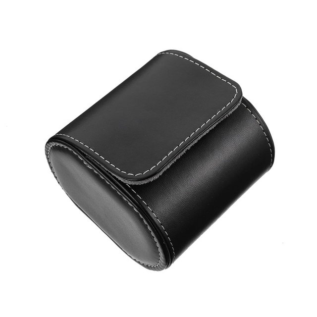 Moderne Einzel-Uhrenrollenbox aus PU-Leder für die Reise
