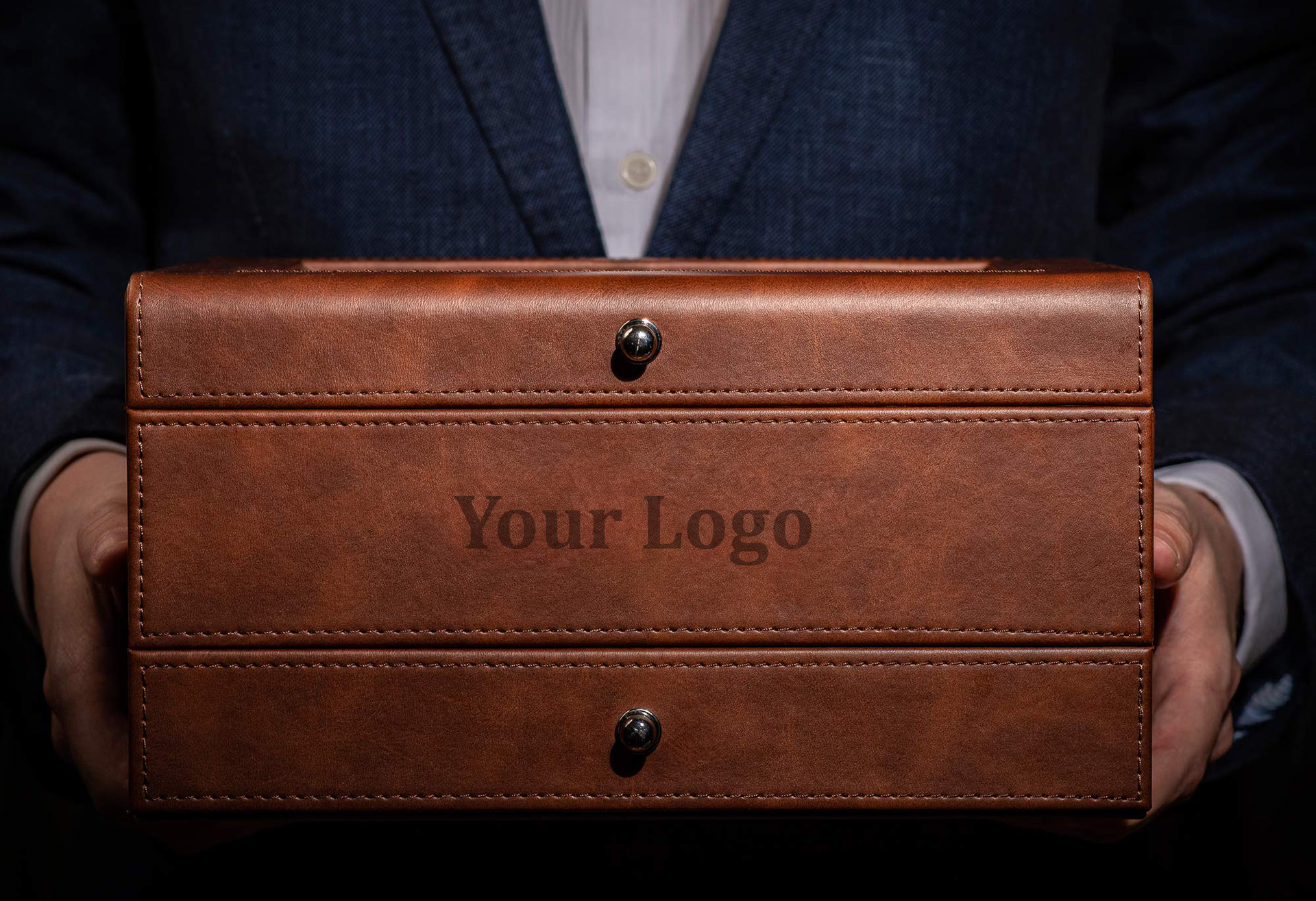 Uhrenbox mit individuellem Logo