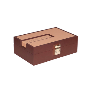 Hochwertige Geschenkbox aus Kunstleder für exquisite Geschenke
